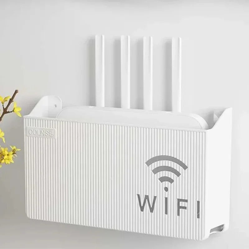 Wall-Mounted Wireless Wifi Router Shelf