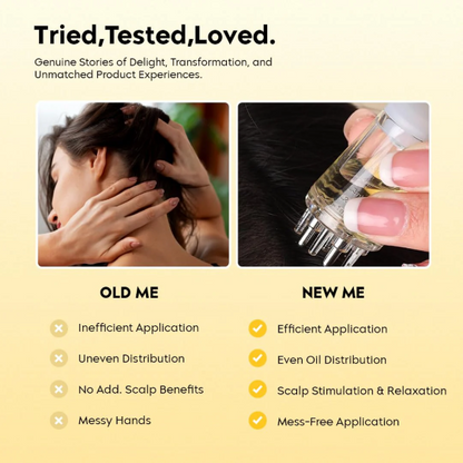 Scalp Oil Applicator Comb