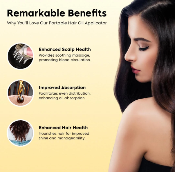 Scalp Oil Applicator Comb