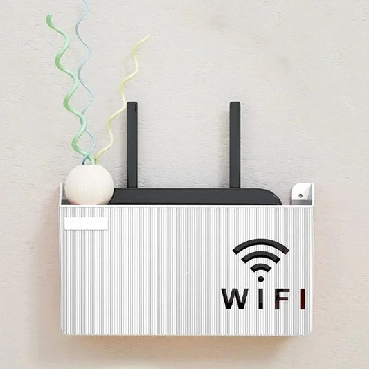 Wall-Mounted Wireless Wifi Router Shelf