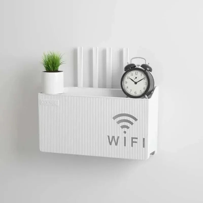 Wall-Mounted Wireless Wifi Router Shelf