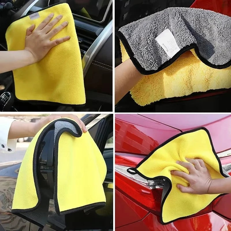 Car Microfiber Cleaning Towel (Pack of 3)
